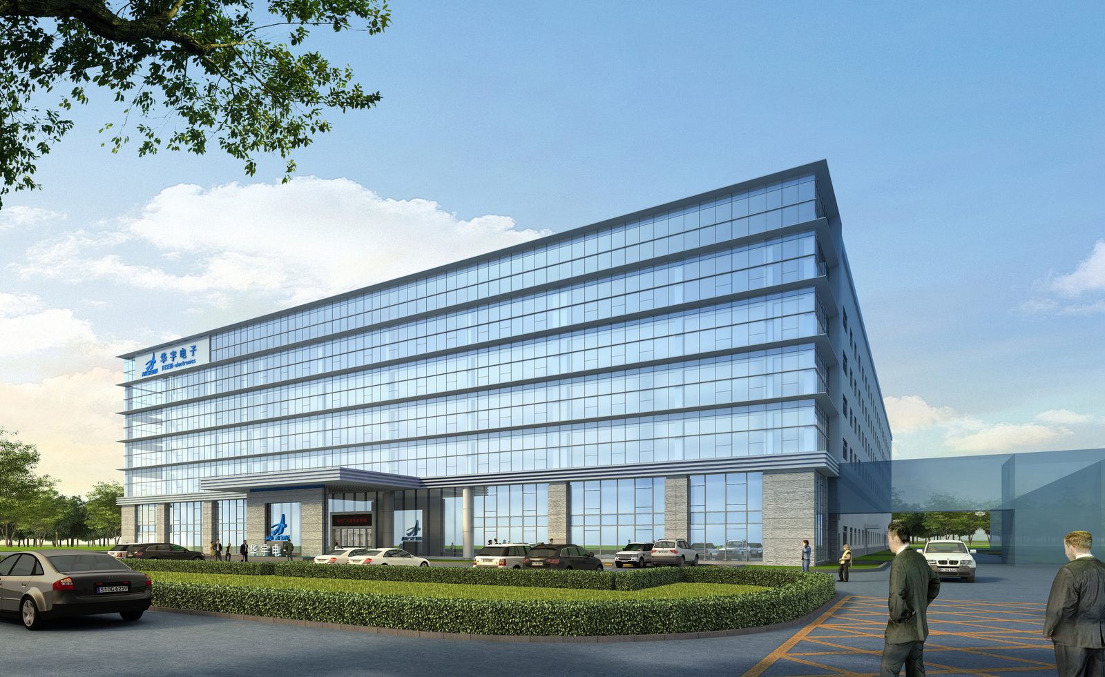 Huayu Electronics facade optimization scheme