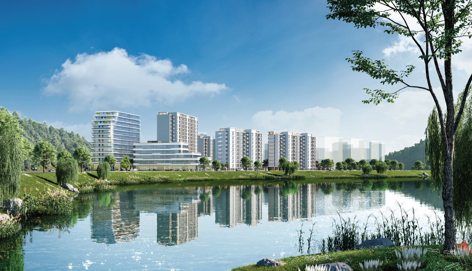 Yuanheng Xixiangyue Hotel building exterior rendering 2