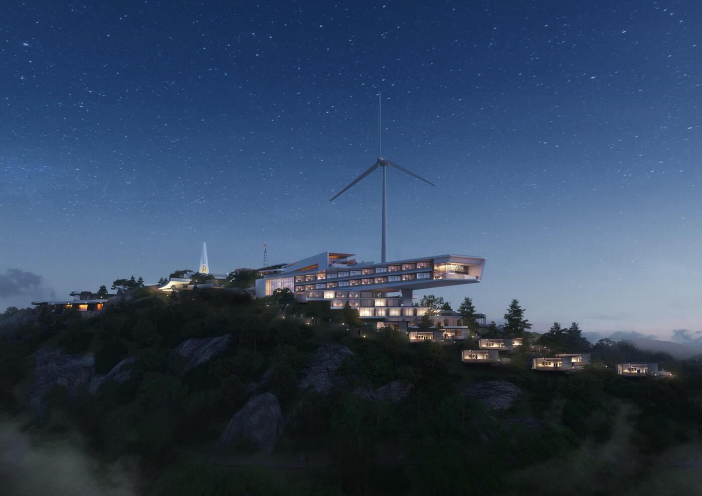 WEILI Studio — mountaintop hospitality project
