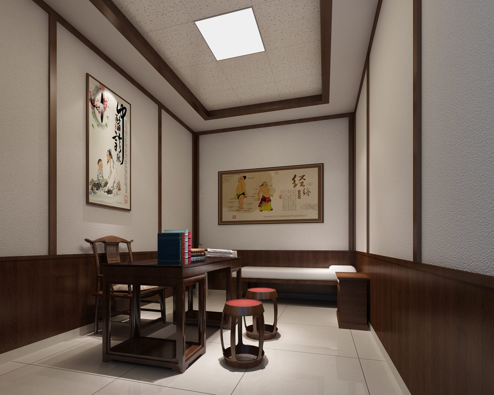 Baicaoyuan TCM Clinic consultation room