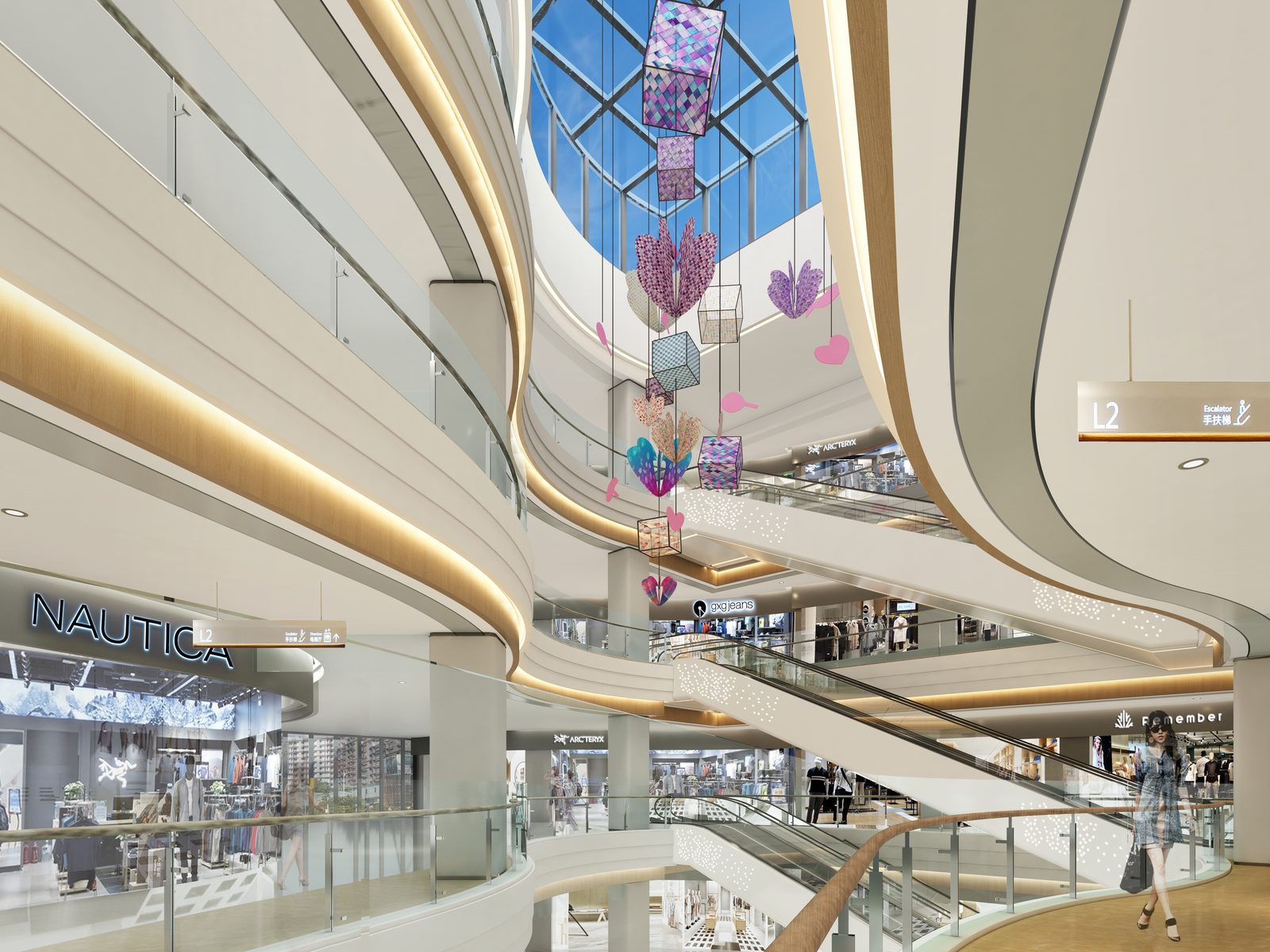 Jieshou Manle City skybridge