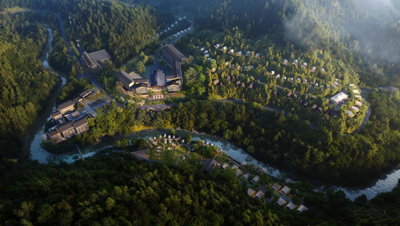 Mangshan Hotel rendering