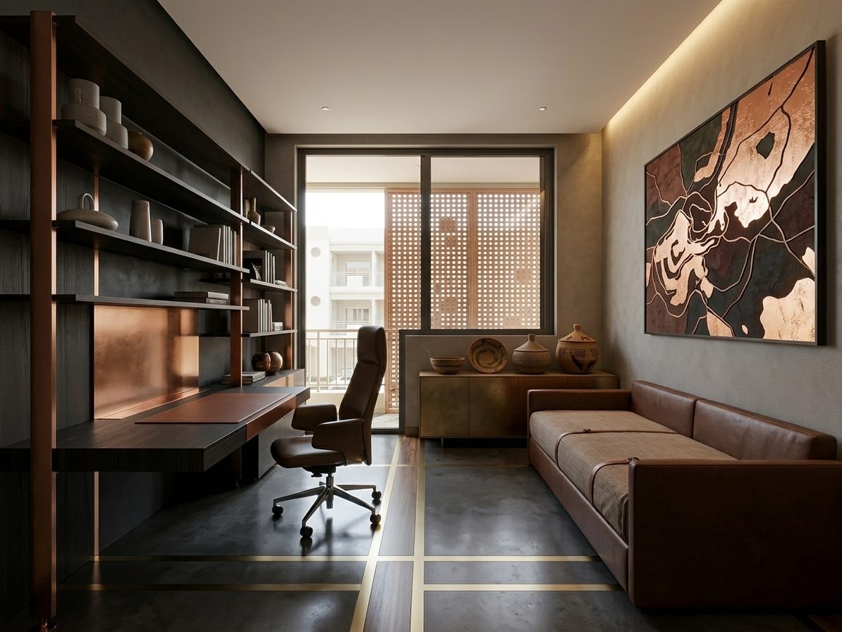 Lucas Hotel study and multi-functional guest room