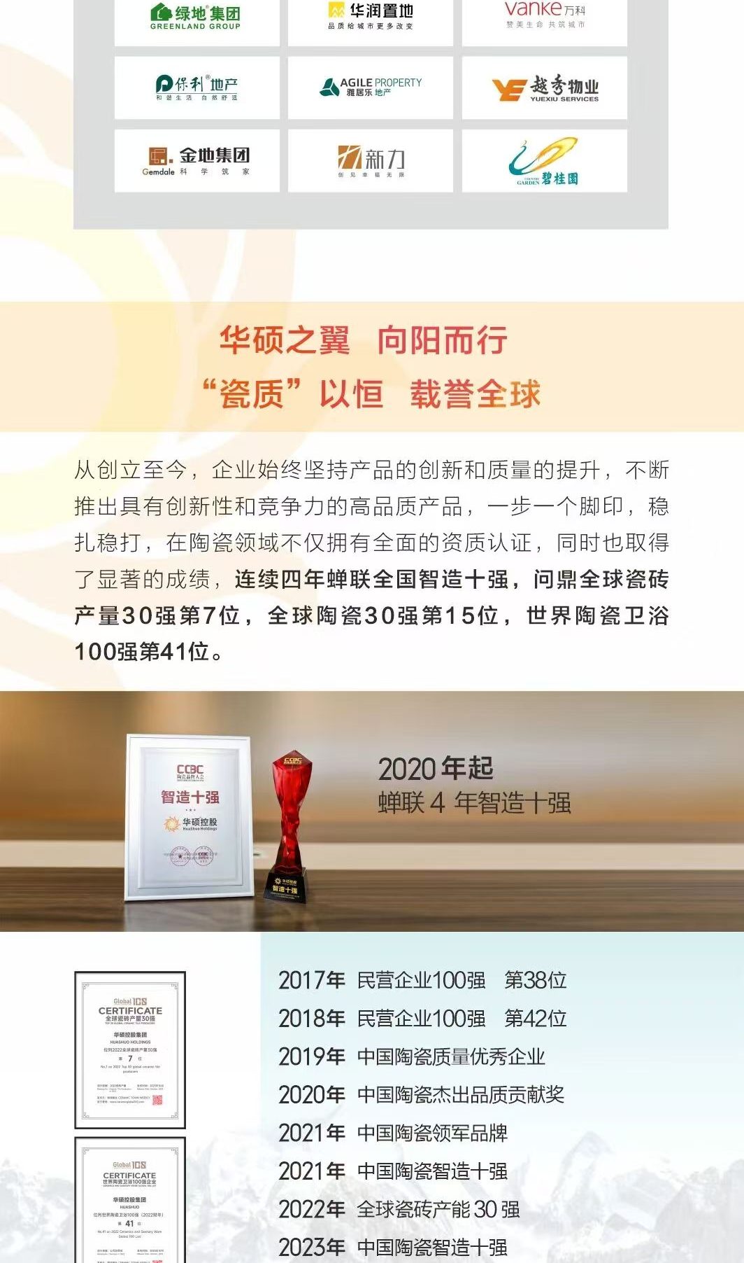 Huashuo strategic partners